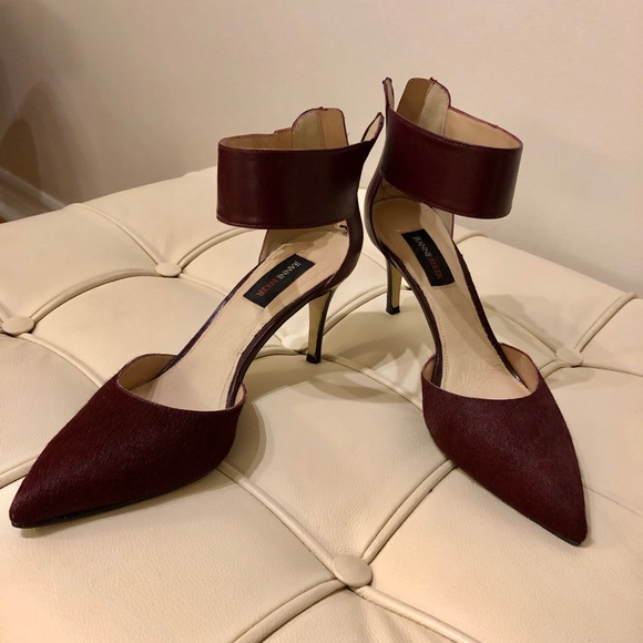 Calf-Hair Stiletto Heels by Jeanie Becker - Picture 1 of 5